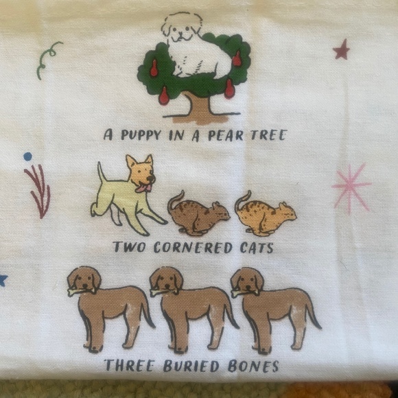 Sur la Table I 12 Dogs of Christmas I 12 Days of Dogs I Kitchen Towel - Picture 9 of 16